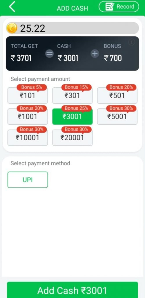How to add cash in teen patti game 
